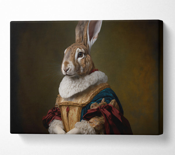  A Canvas Print of The Teal Majesty Canvas Print