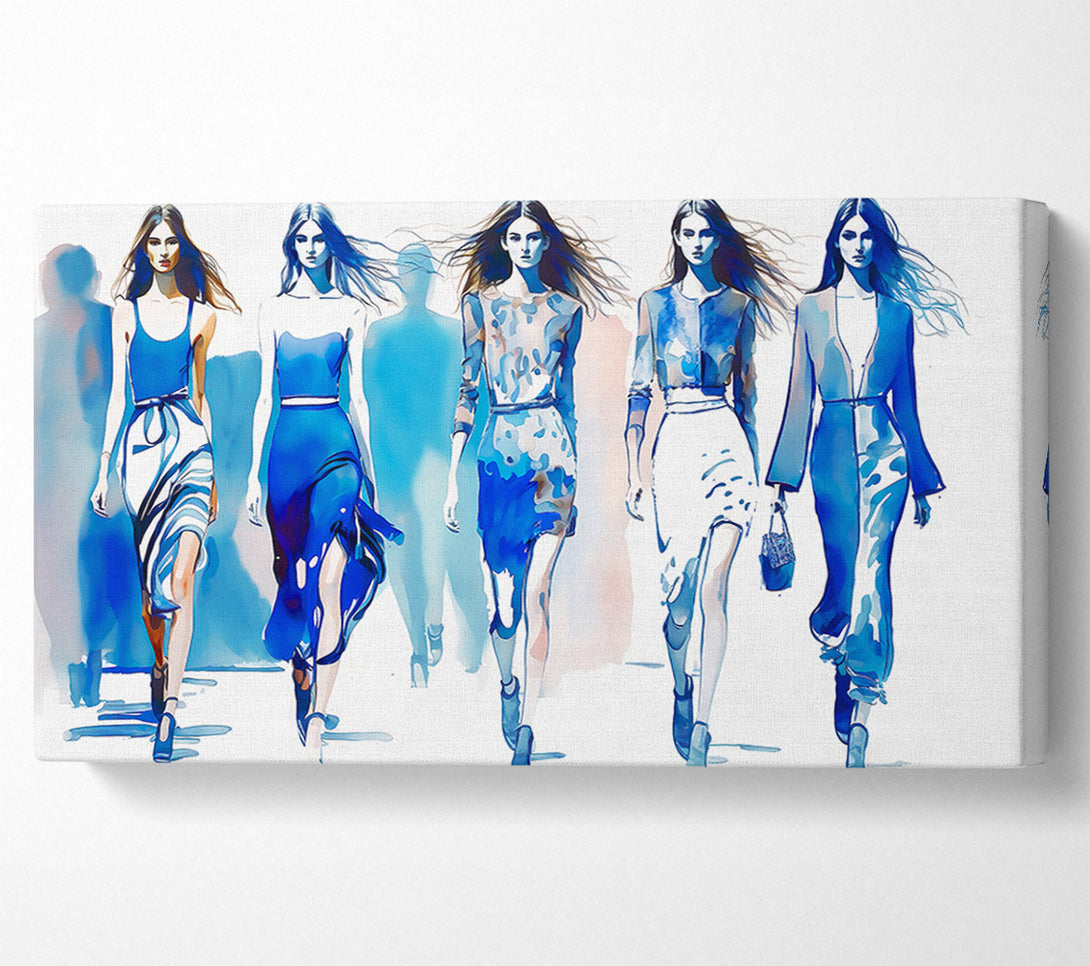  A Canvas Print of Azure Runway Dreams Canvas Art