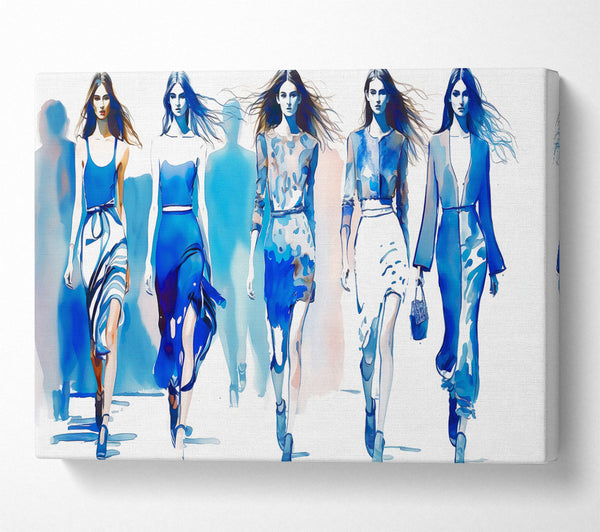  A Canvas Print of Azure Runway Dreams Canvas Art