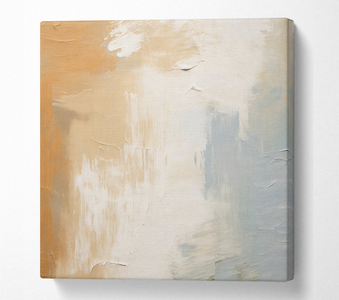  A Canvas Print of Pale Grey Abstract Canvas Wall Art