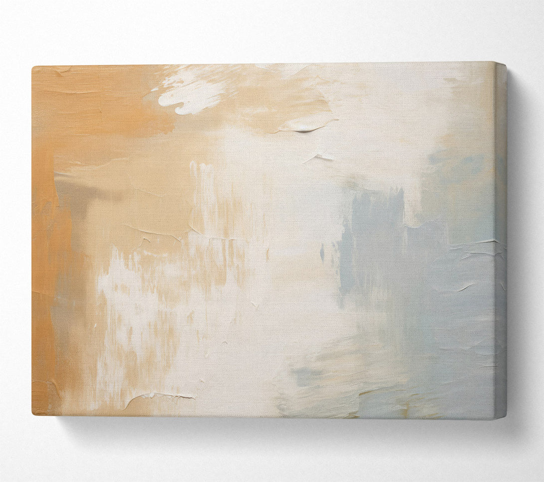  A Canvas Print of Pale Grey Abstract Canvas Wall Art