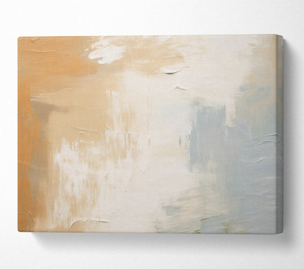  A Canvas Print of Pale Grey Abstract Canvas Wall Art