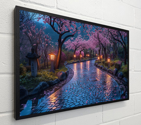 Blue Path Of Sakura