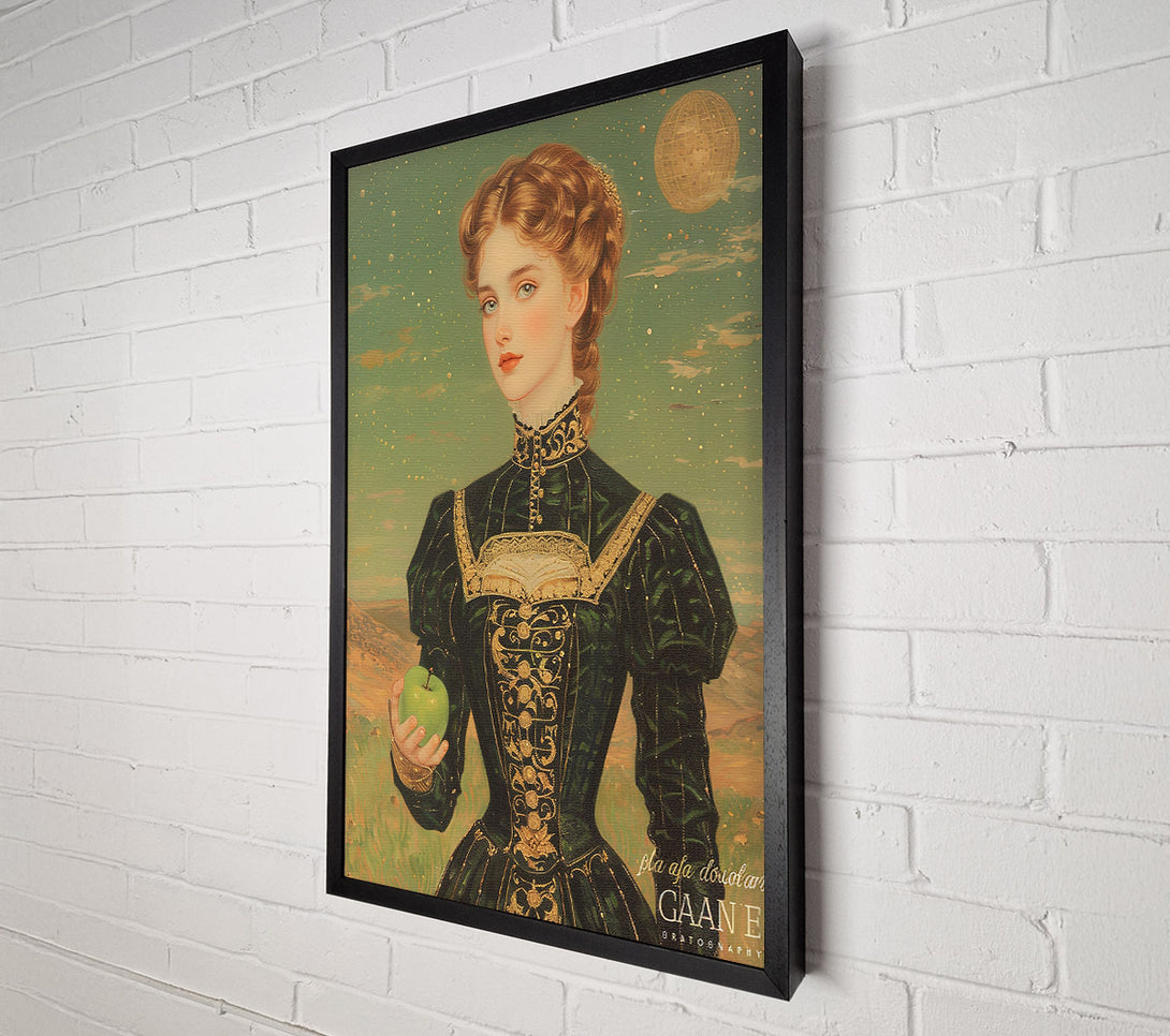  A Canvas Print of Emerald Lady'S Choice Canvas Print