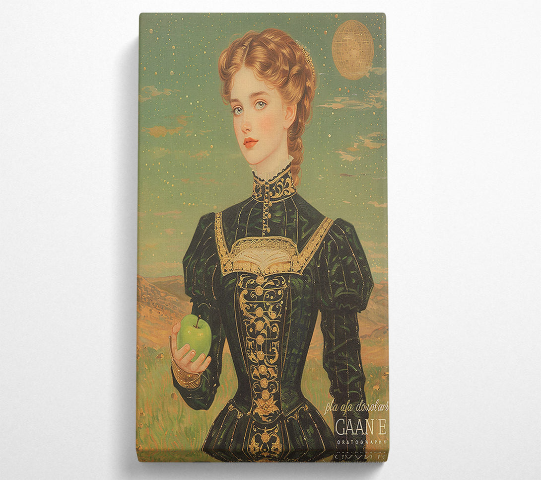  A Canvas Print of Emerald Lady'S Choice Canvas Print