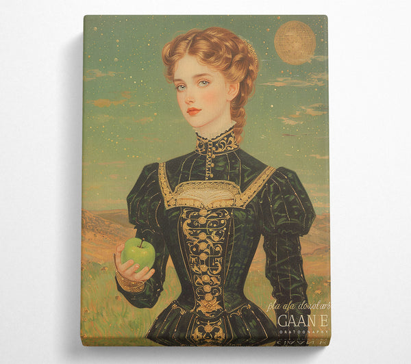  A Canvas Print of Emerald Lady'S Choice Canvas Print