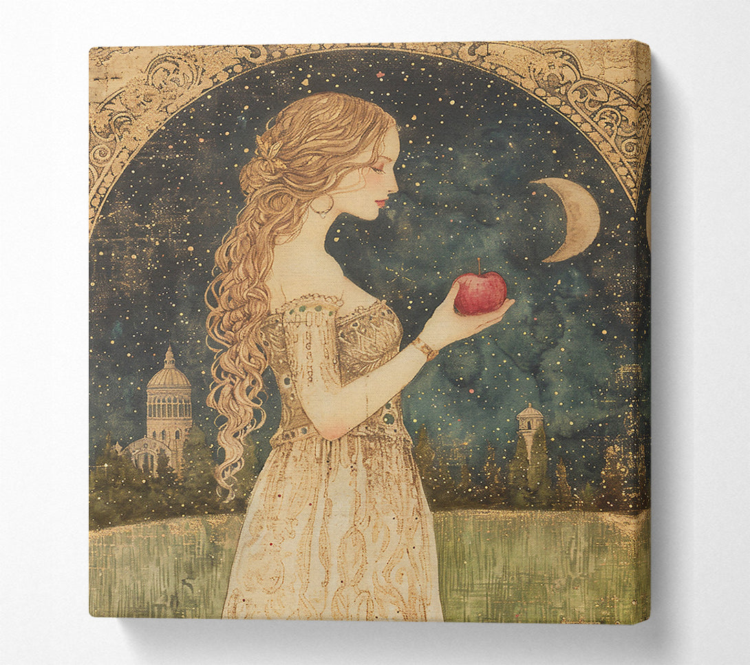  A Canvas Print of Golden Night'S Promise Canvas Print