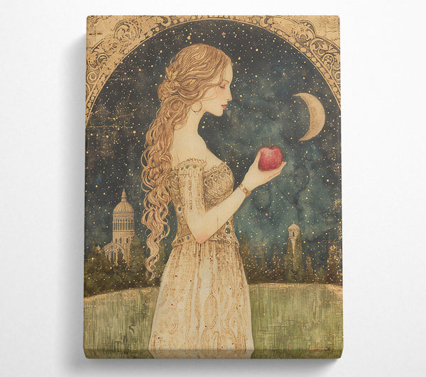  A Canvas Print of Golden Night'S Promise Canvas Print