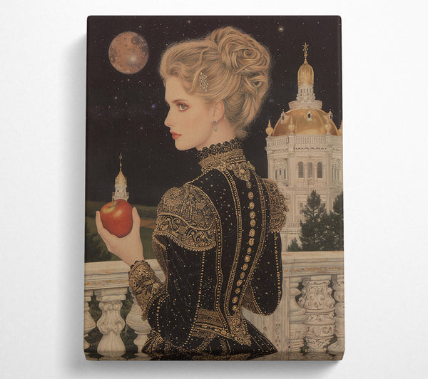  A Canvas Print of Black Velvet Stargazer. Canvas Print
