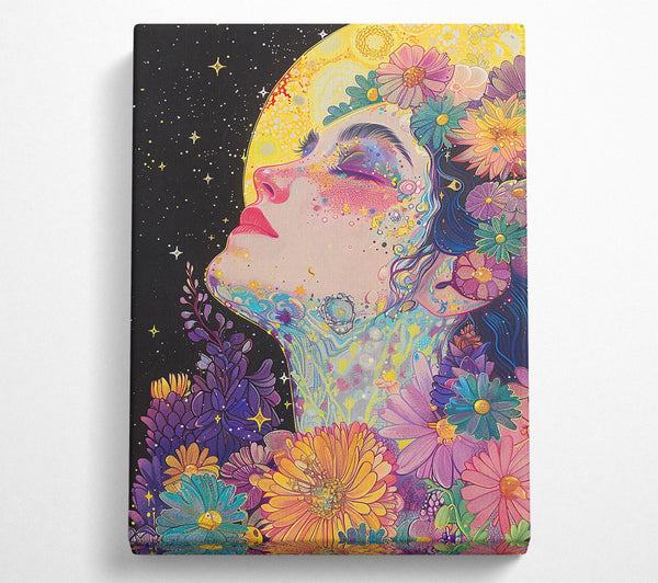  A Canvas Print of Golden Bloom Dream Canvas Wall Art