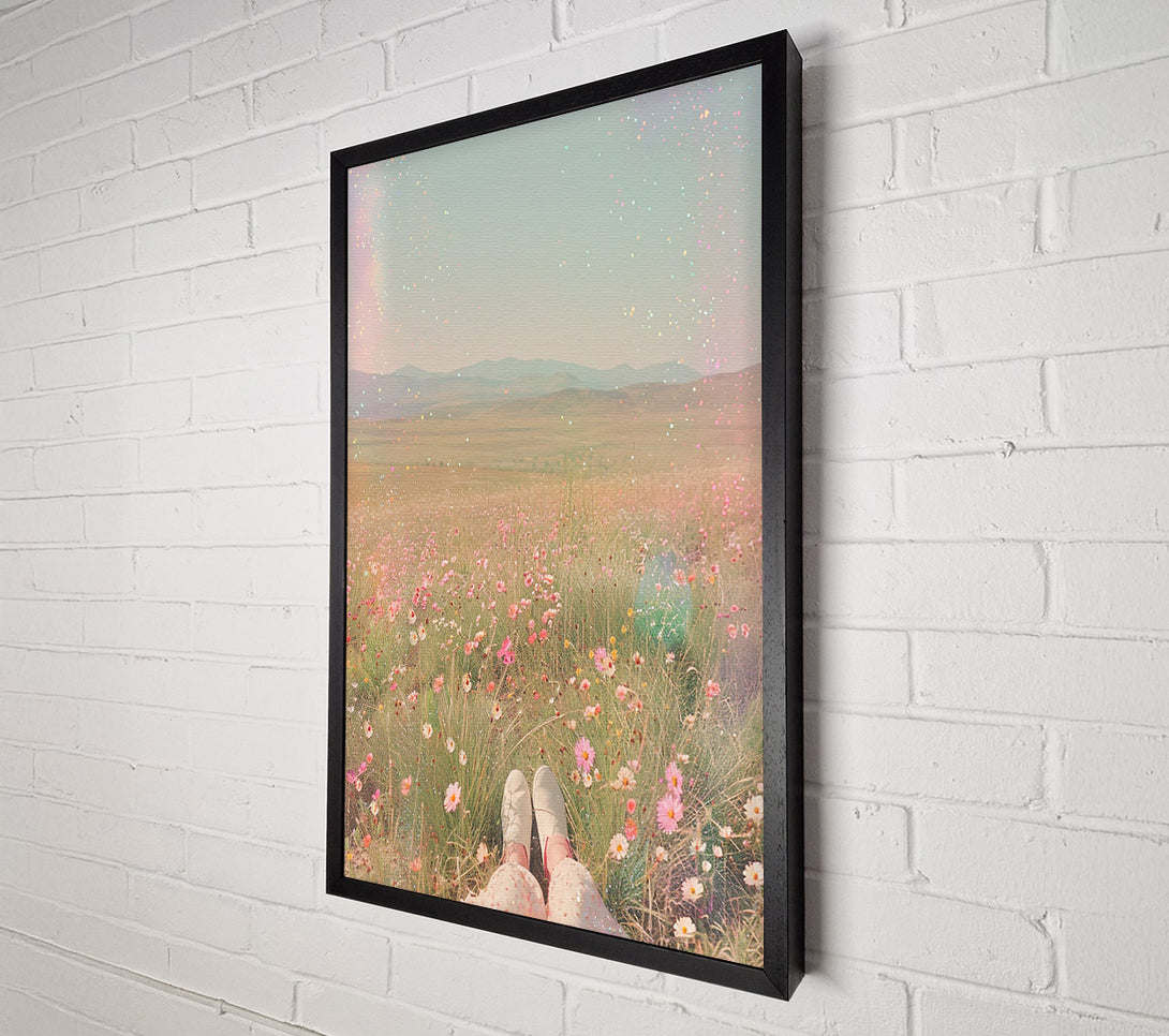  A Canvas Print of Pink Field Dreams Canvas Print