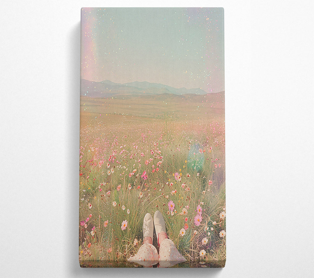  A Canvas Print of Pink Field Dreams Canvas Print
