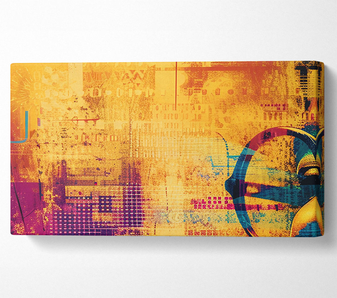  A Canvas Print of Glasses Of A Man Canvas Art