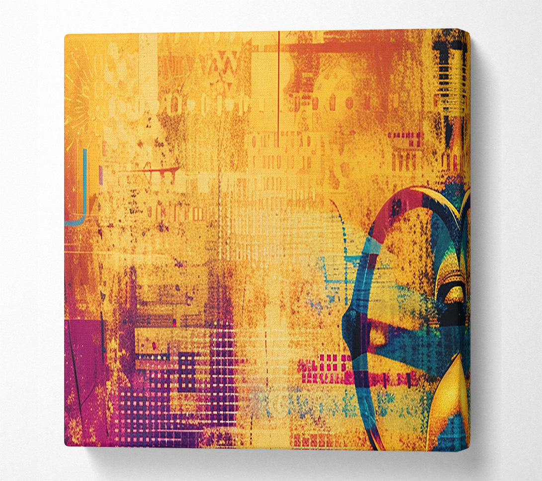  A Canvas Print of Glasses Of A Man Canvas Art