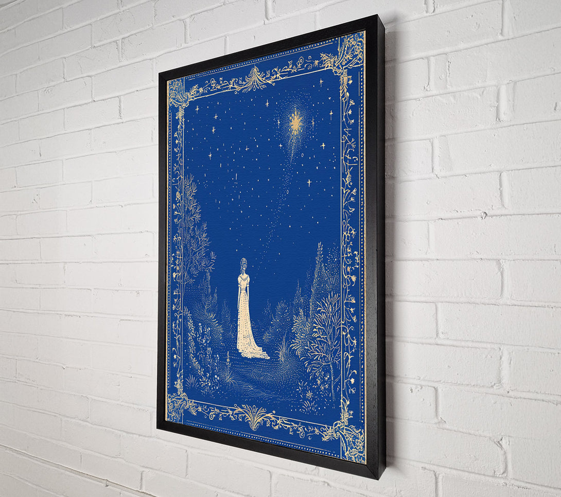  A Canvas Print of Azure Night Dreams Canvas Art
