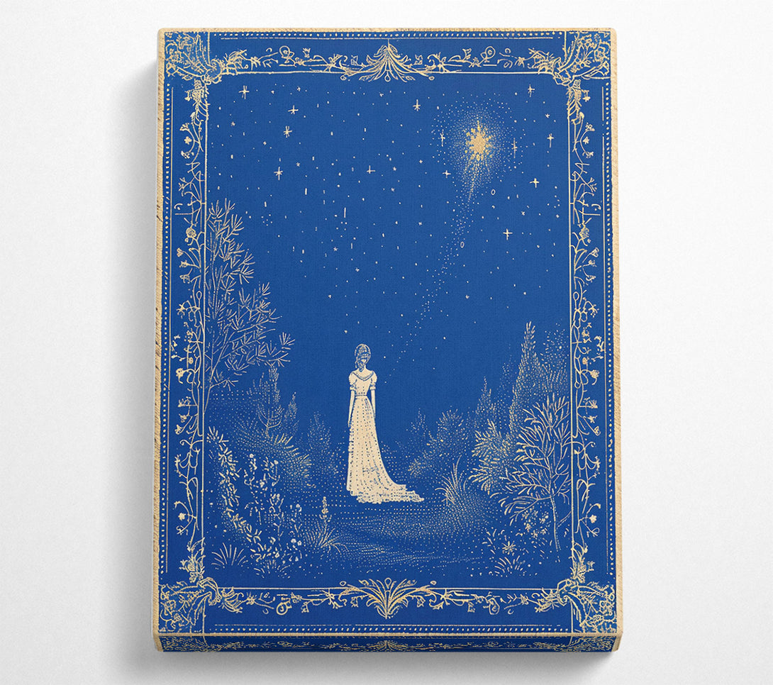  A Canvas Print of Azure Night Dreams Canvas Art