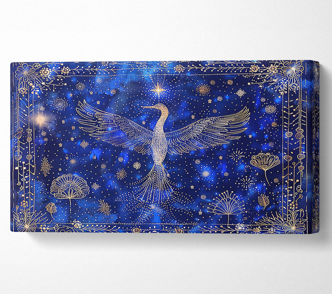  A Canvas Print of Midnight Golden Flight Canvas Wall Art