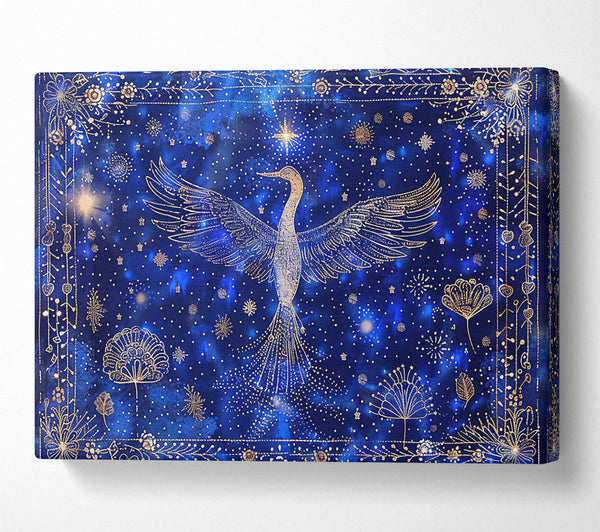  A Canvas Print of Midnight Golden Flight Canvas Wall Art