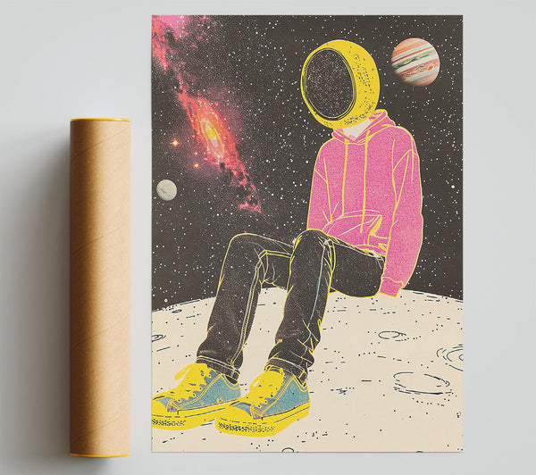 Yellow Moon Dreams Poster