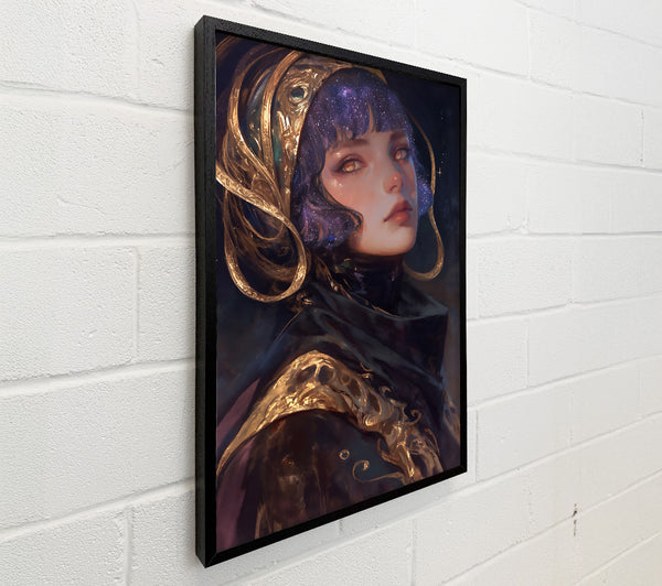 Golden Night Sky Portrait