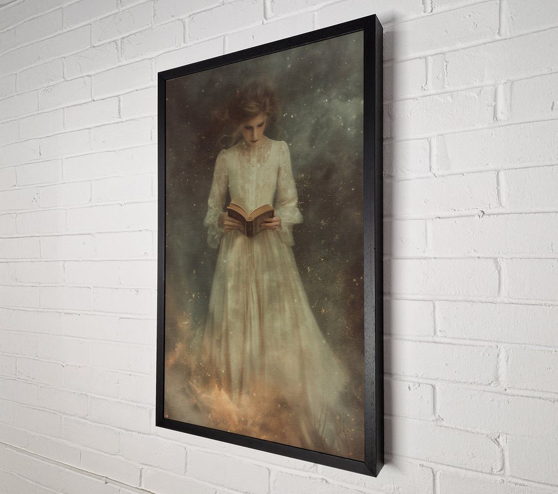  A Canvas Print of Golden Whispers Of Lace Canvas Art