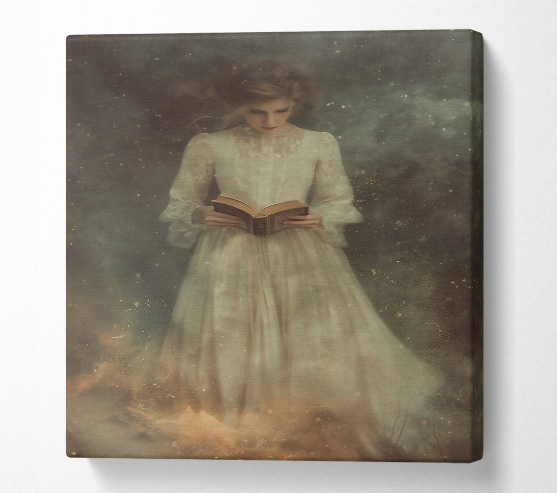  A Canvas Print of Golden Whispers Of Lace Canvas Art