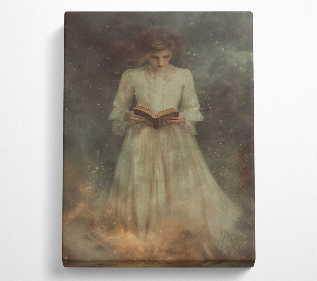  A Canvas Print of Golden Whispers Of Lace Canvas Art