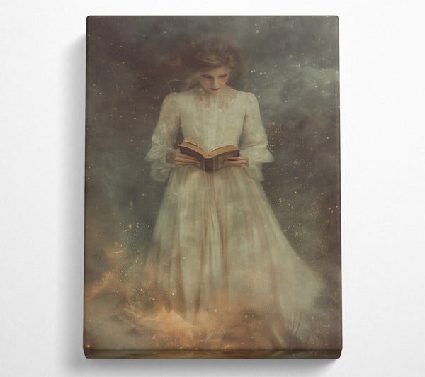  A Canvas Print of Golden Whispers Of Lace Canvas Art