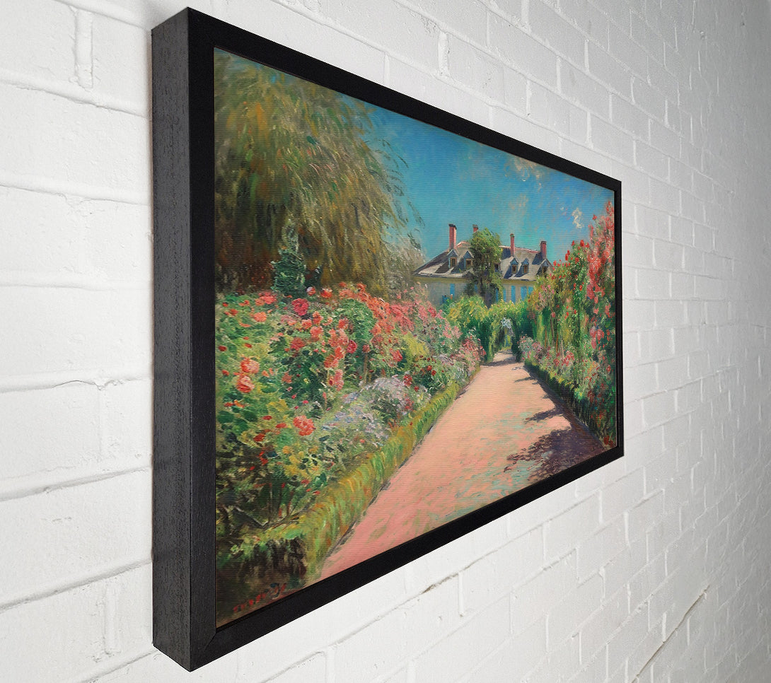 A Canvas Print of Pink Path To Home Canvas Art