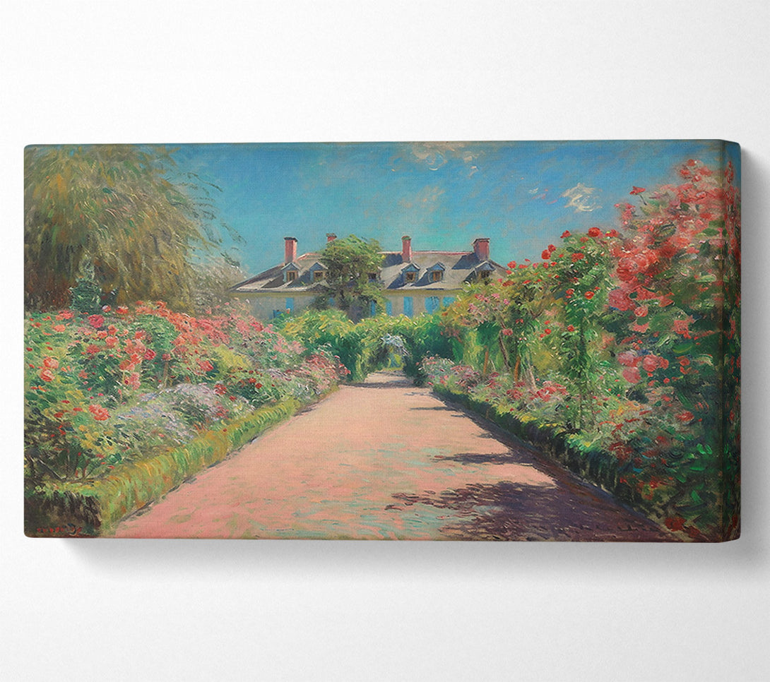  A Canvas Print of Pink Path To Home Canvas Art