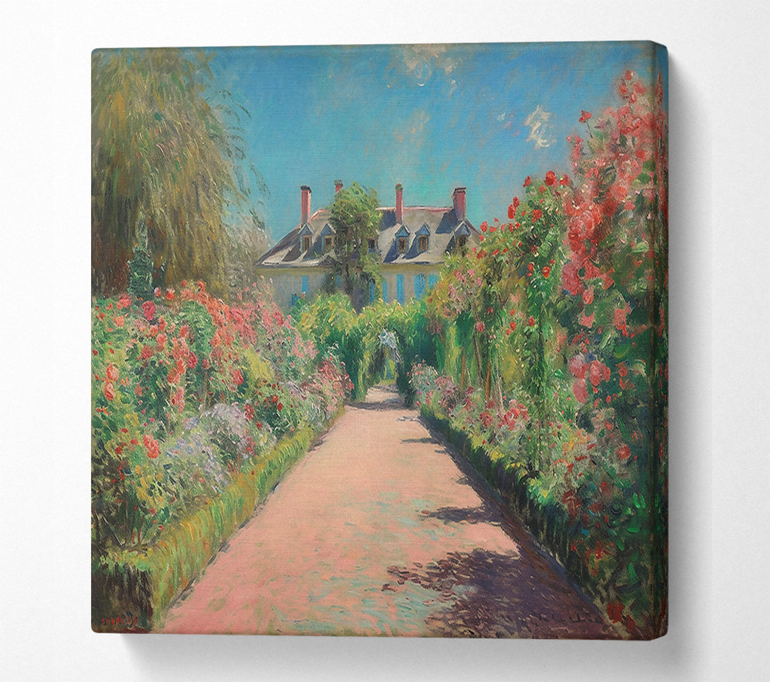  A Canvas Print of Pink Path To Home Canvas Art