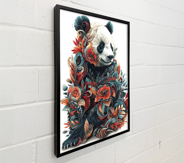 Teal Panda Bloom