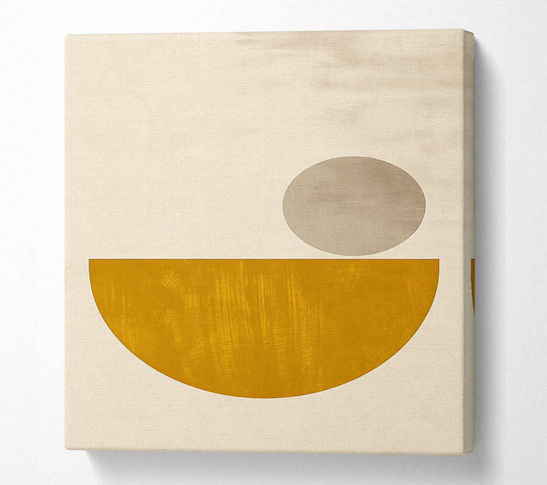  A Canvas Print of Golden Half Circle Dream Canvas Art