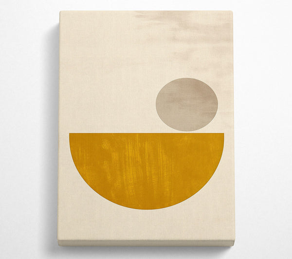 A Canvas Print of Golden Half Circle Dream Canvas Art