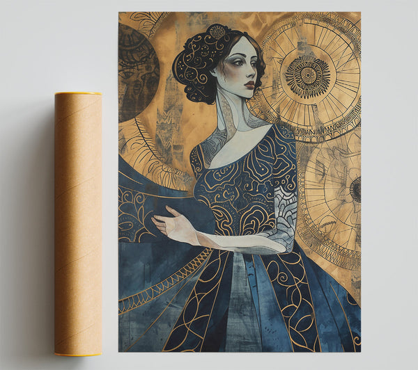 Indigo Enchantment Poster