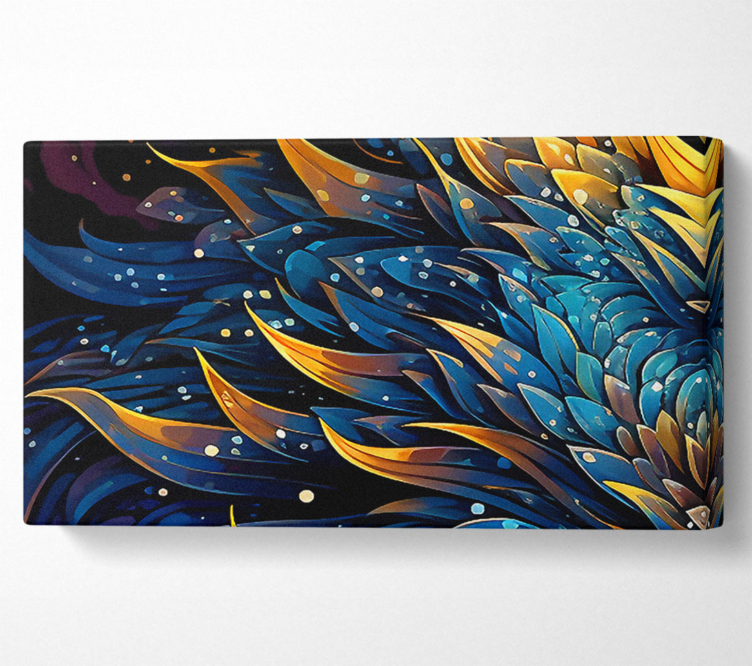  A Canvas Print of Gold Dragon Canvas Art