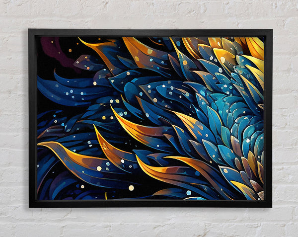 Gold Dragon Framed Print