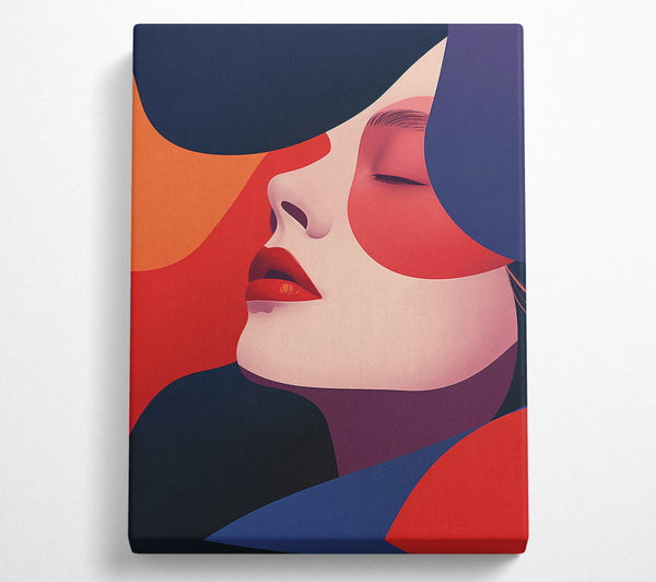 A Canvas Print of Crimson Dreamscape Canvas Wall Art