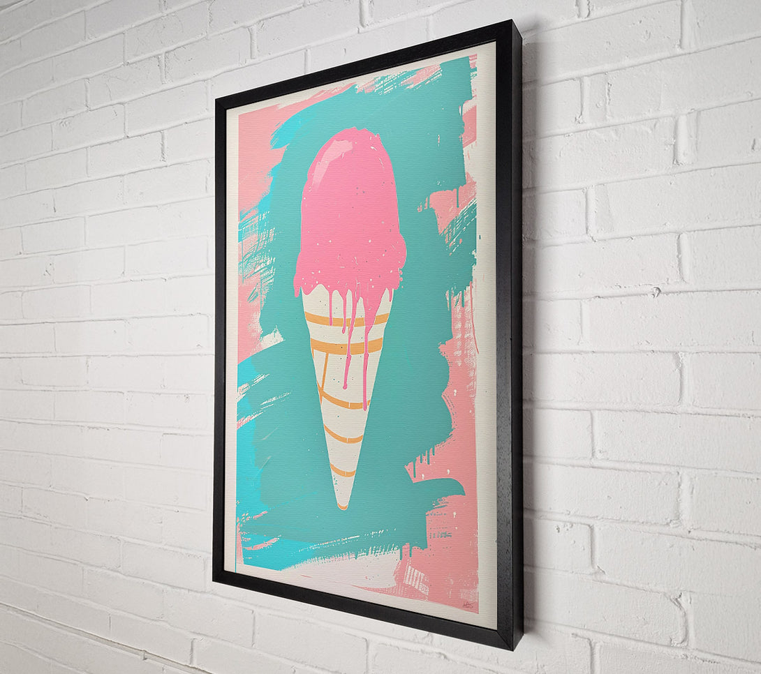  A Canvas Print of Melting Pink Dream Canvas Print