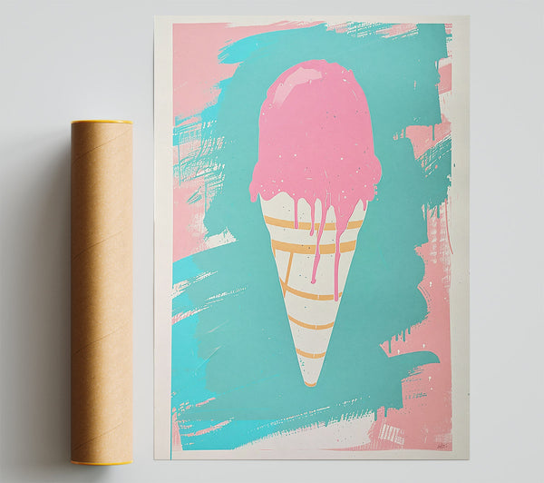Melting Pink Dream Poster