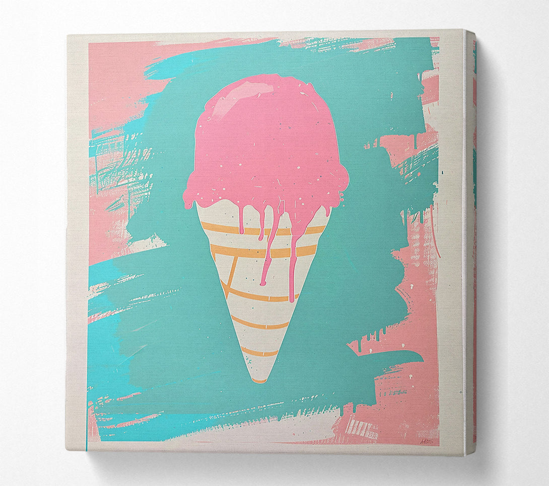  A Canvas Print of Melting Pink Dream Canvas Print