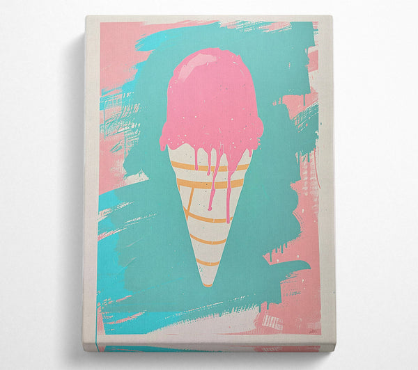  A Canvas Print of Melting Pink Dream Canvas Print