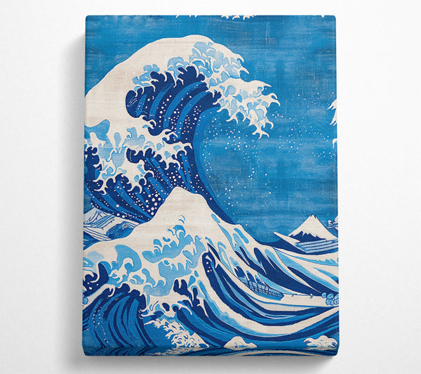  A Canvas Print of Azure Ocean Wave Canvas Wall Art