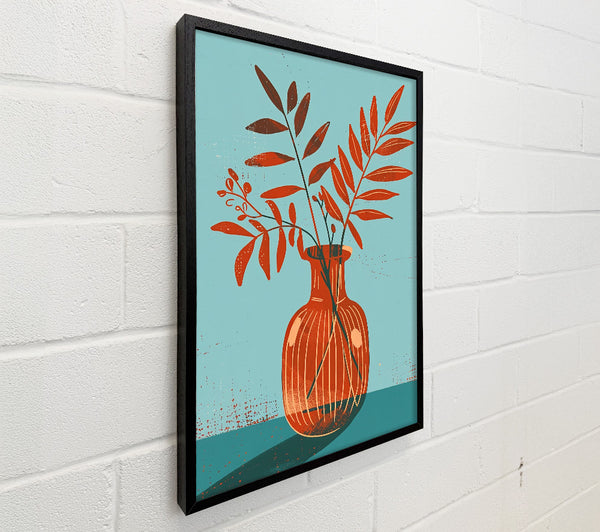 Orange Vase Still Life