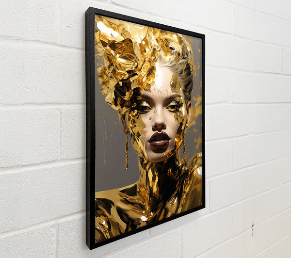 Gold Foil Lady