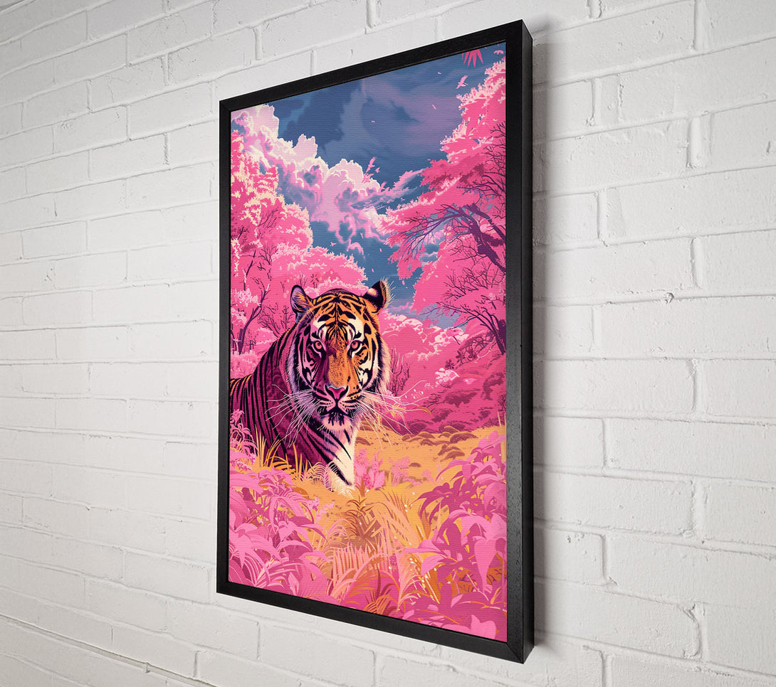  A Canvas Print of Pink Tiger Dream Canvas Print
