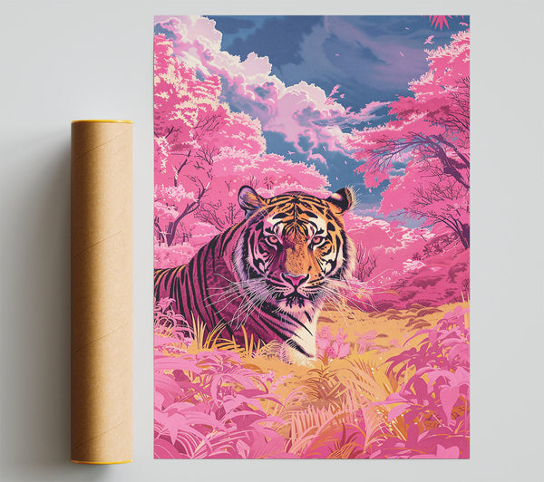 Pink Tiger Dream Poster
