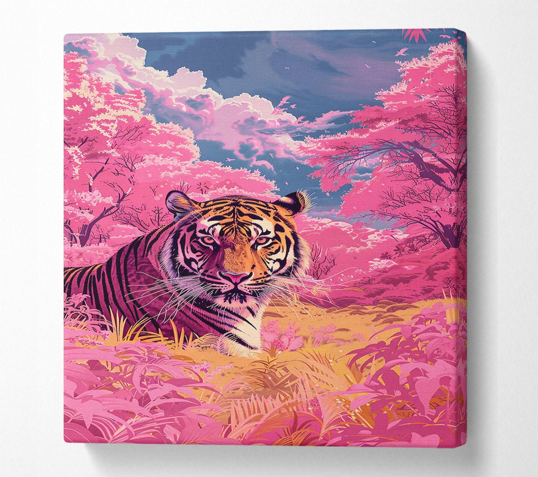  A Canvas Print of Pink Tiger Dream Canvas Print