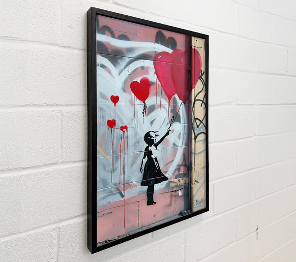 Banksy Pink Balloon Girl