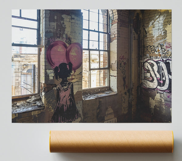 Pink Balloon Dreams Print